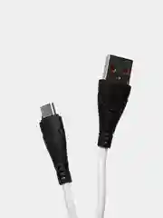 USB кабель мягкий силикон ECUSIN с выходом Type-C/Micro-USB - быстрая зарядка до 2.4А