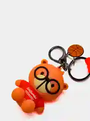 Бежевый брелок для ключей Kitty