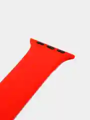 Алый силиконовый ремешок монобраслет для Apple Watch
