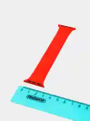 Алый силиконовый ремешок монобраслет для Apple Watch