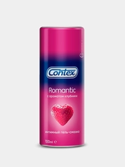 Интим гель-смазка CONTEX Romantic (с ароматом клубники) 100мл