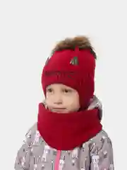 Комплект детский: шапка и снуд