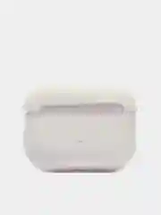 Белый чехол силиконовый для Apple AirPods Pro