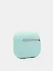 Бирюзовый чехол силиконовый для Apple AirPods Pro