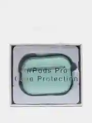 Бирюзовый чехол силиконовый для Apple AirPods Pro