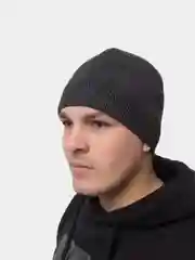 Угольный шапка мужская утепленная