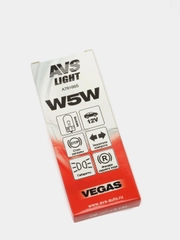 Лампа 12V, W5W, W2,1 х 9,5d, 10 штук