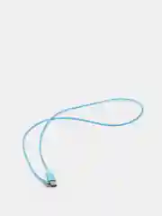 Синий кабель магнитный светящийся для зарядки iphone / micro usb / type-c