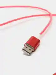 Красный кабель магнитный светящийся для зарядки iphone / micro usb / type-c