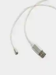 Розовый кабель магнитный светящийся для зарядки iphone / micro usb / type-c
