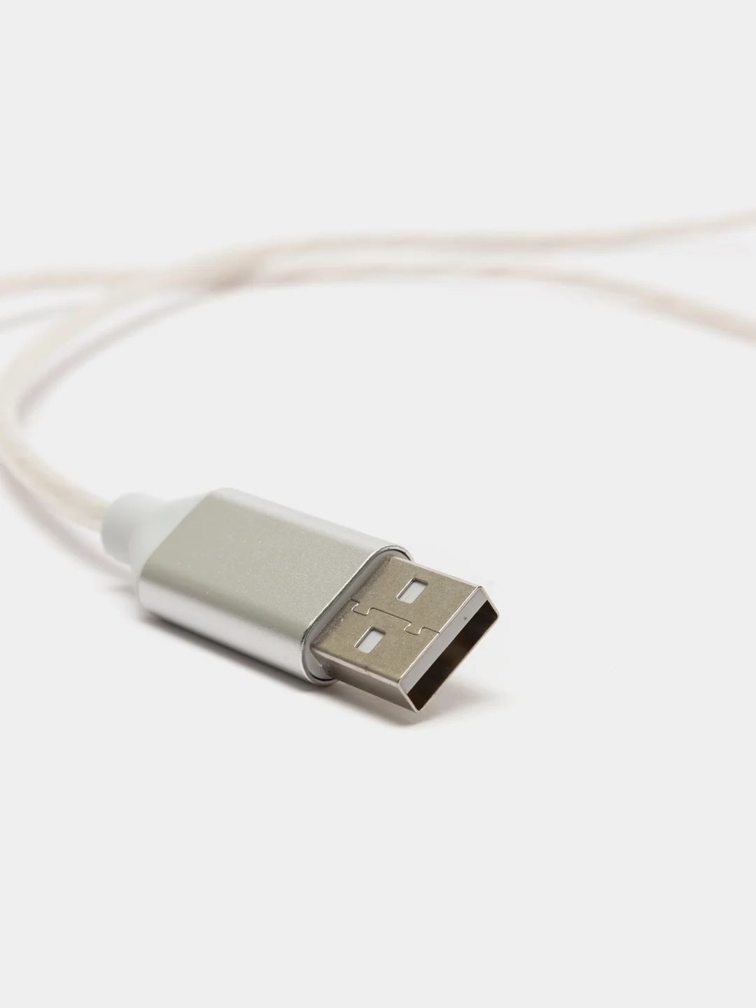 Розовый кабель магнитный светящийся для зарядки iphone / micro usb / type-c