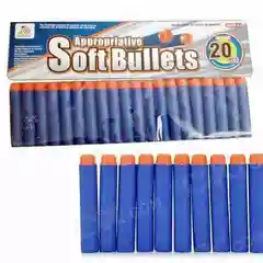 Набор снарядов для бластера Soft Bullets, 20 штук