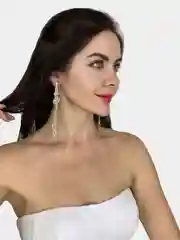 Серьги свадебные