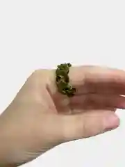 Зеленый комплект из двух цветных колец