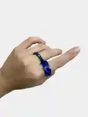 Бежевый комплект из двух цветных колец