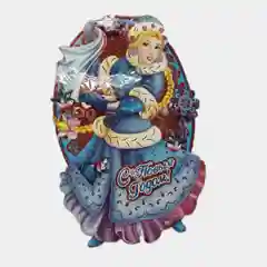 Голубой 3д Наклейки новогодние/ Новогодние наклейки/ Наклейки с тигром/ Наклейки для интерьера
