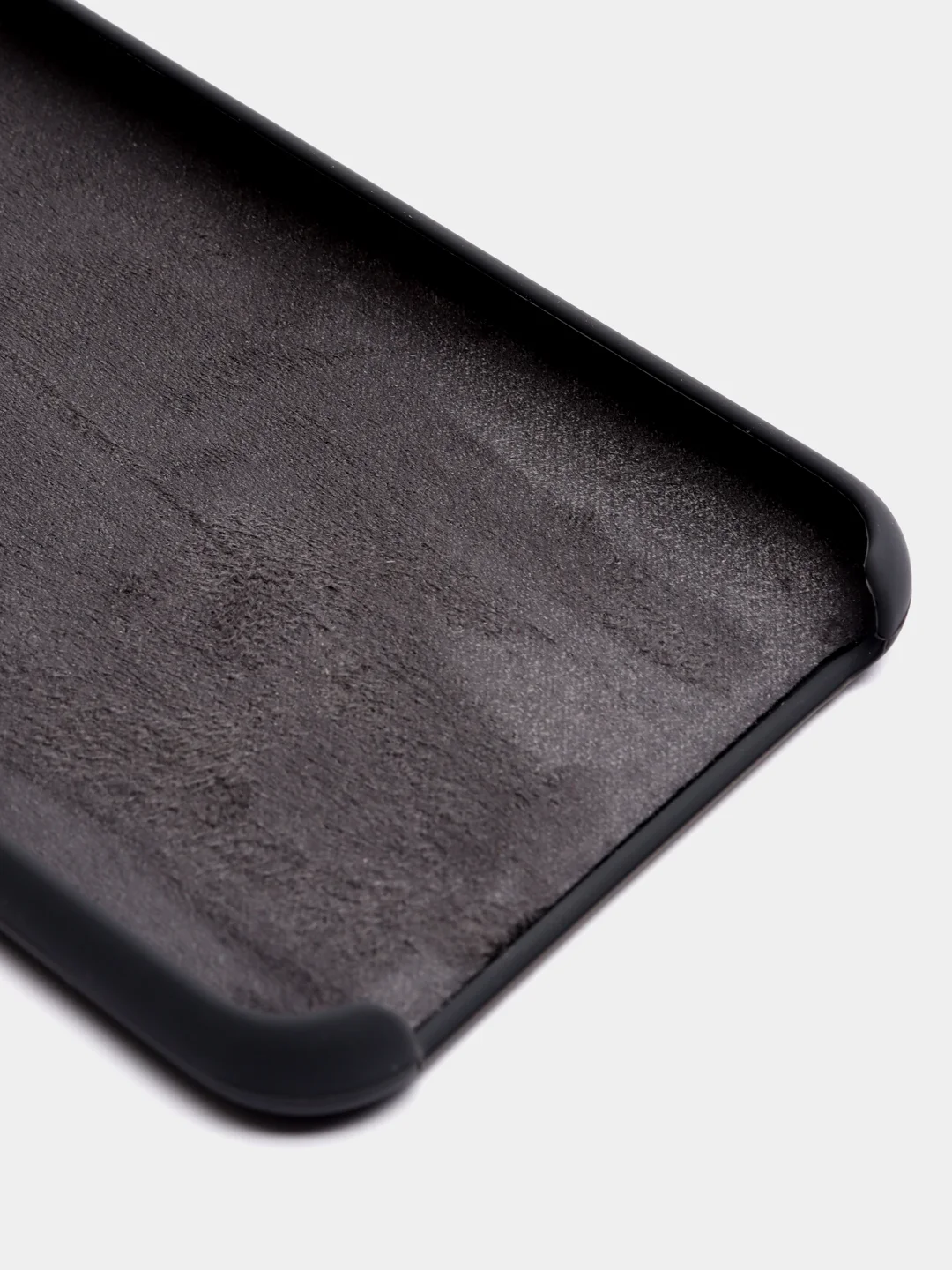 Угольный чехол Silicone Case силиконовый с микрофиброй IPhone 5/5s/SE 6/6s 7/8 7+/8+ X/XS / 11 / 12