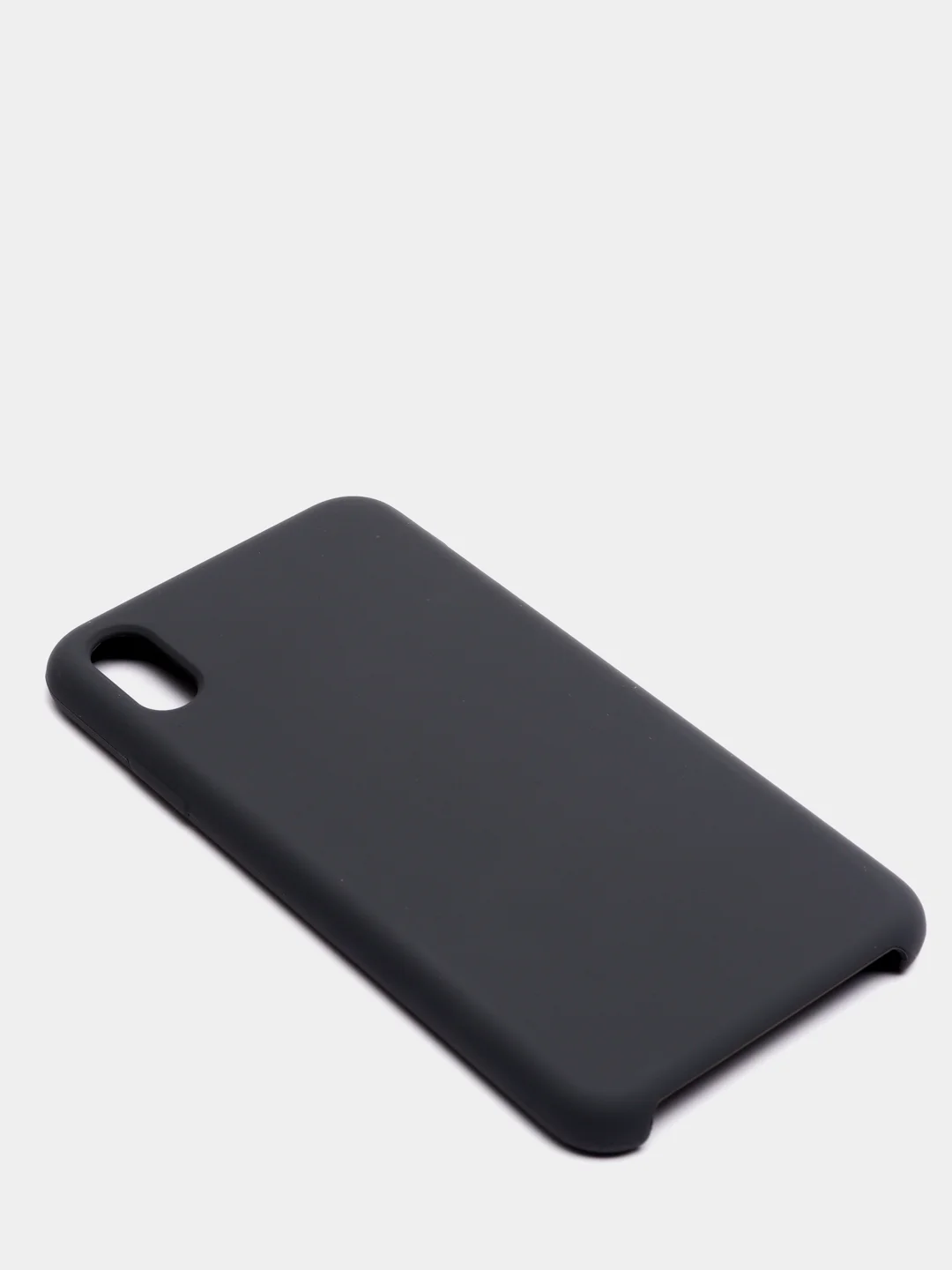 Угольный чехол Silicone Case силиконовый с микрофиброй IPhone 5/5s/SE 6/6s 7/8 7+/8+ X/XS / 11 / 12