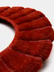 Бордовый чехол для сиденья унитаза