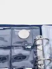 Лазурный альбом с 10 листами для хранения монет. Формат "OPTIMA"