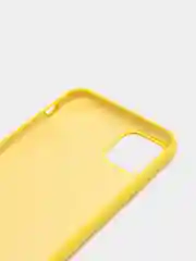 Желтый чехол Silicone Case силиконовый с микрофиброй IPhone 5/5s/SE 6/6s 7/8 7+/8+ X/XS / 11 / 12