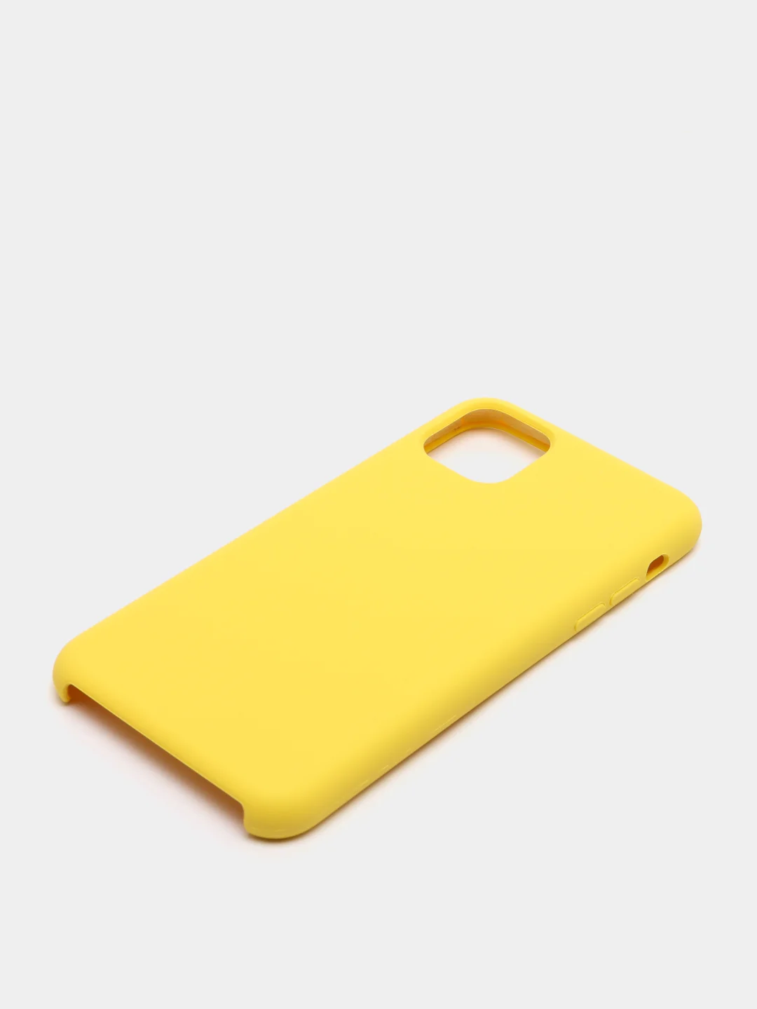 Желтый чехол Silicone Case силиконовый с микрофиброй IPhone 5/5s/SE 6/6s 7/8 7+/8+ X/XS / 11 / 12