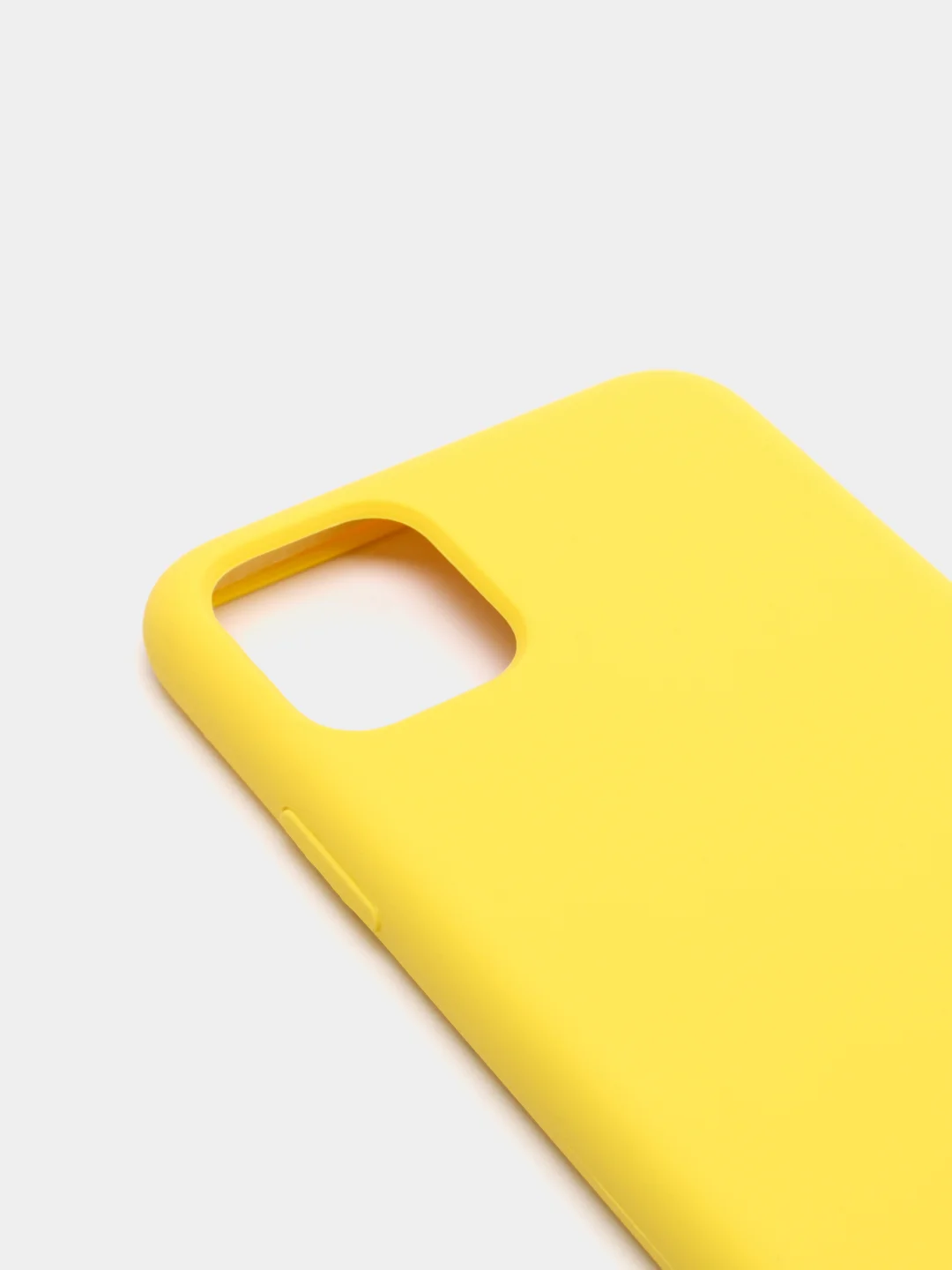 Желтый чехол Silicone Case силиконовый с микрофиброй IPhone 5/5s/SE 6/6s 7/8 7+/8+ X/XS / 11 / 12