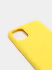 Желтый чехол Silicone Case силиконовый с микрофиброй IPhone 5/5s/SE 6/6s 7/8 7+/8+ X/XS / 11 / 12