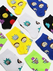 Носки высокие мужские унисекс с принтом мультфильм "Rick and Morty" носочки женские