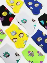 Носки высокие мужские унисекс с принтом мультфильм "Rick and Morty" носочки женские