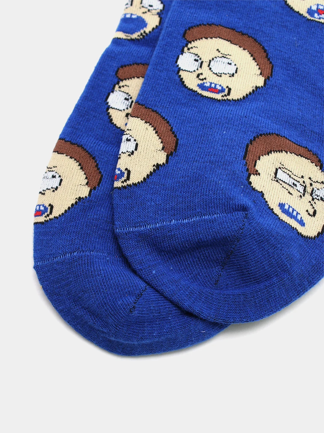 Индиго носки высокие мужские унисекс с принтом мультфильм "Rick and Morty" носочки женские