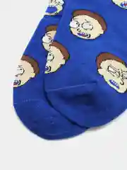 Индиго носки высокие мужские унисекс с принтом мультфильм "Rick and Morty" носочки женские