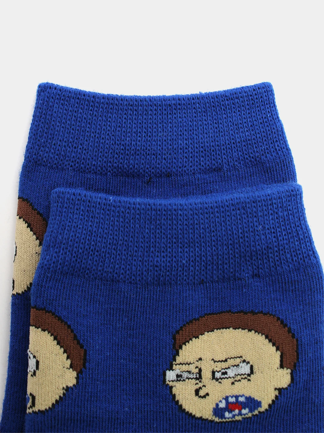 Индиго носки высокие мужские унисекс с принтом мультфильм "Rick and Morty" носочки женские