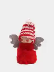 Красный новогодняя игрушка подвеска "Ангел маленький"