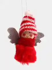 Красный новогодняя игрушка подвеска "Ангел маленький"