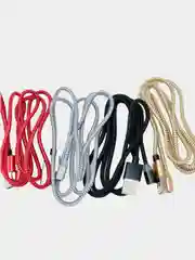 Золотой кабель магнитный для зарядки телефона Lightning / micro-USB / Type-C