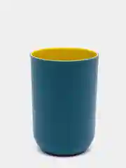 Синий стакан для зубных щеток