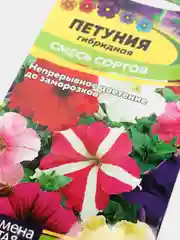 Семена цветов Петуния гибридная, смесь окрасок, 0,1 г