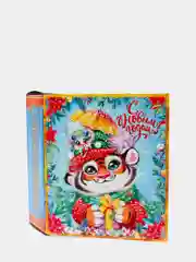 Подарочная коробка "Книга с тигренком" 19 х 6,5 х 22 см