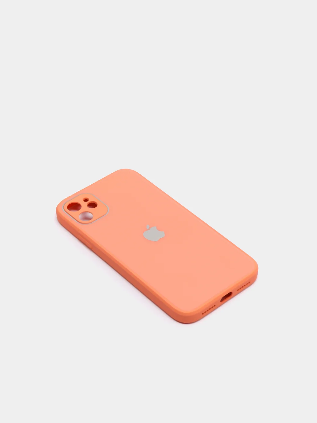 Пудровый чехол для iPhone (Айфон) 11 со стеклянной панелью