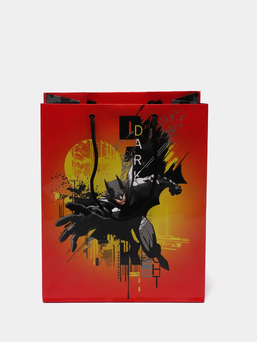 Batman. Пакет подарочный малый (оранжевый), 180*223*100 мм