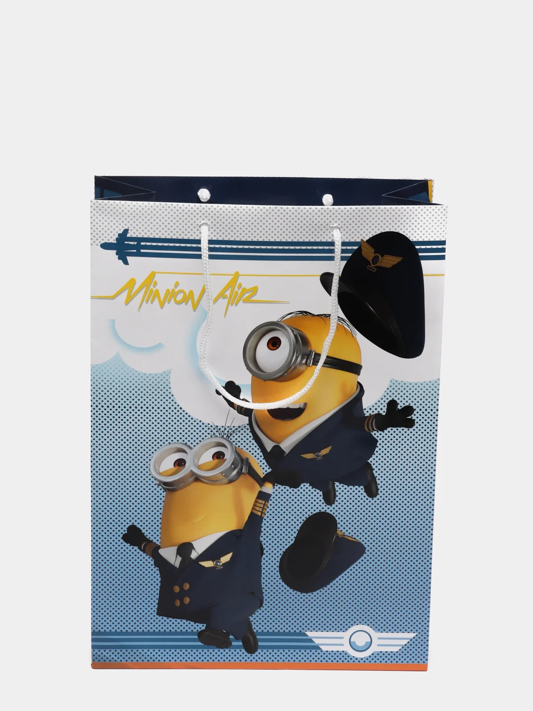 Minions 2. Пакет подарочный большой-2, 220*310*100 мм (3D дизайн)