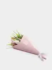 Розовый подарочный мыльный букет тюльпанов Gifts Place сувенирное фигурное мыло ручной работы