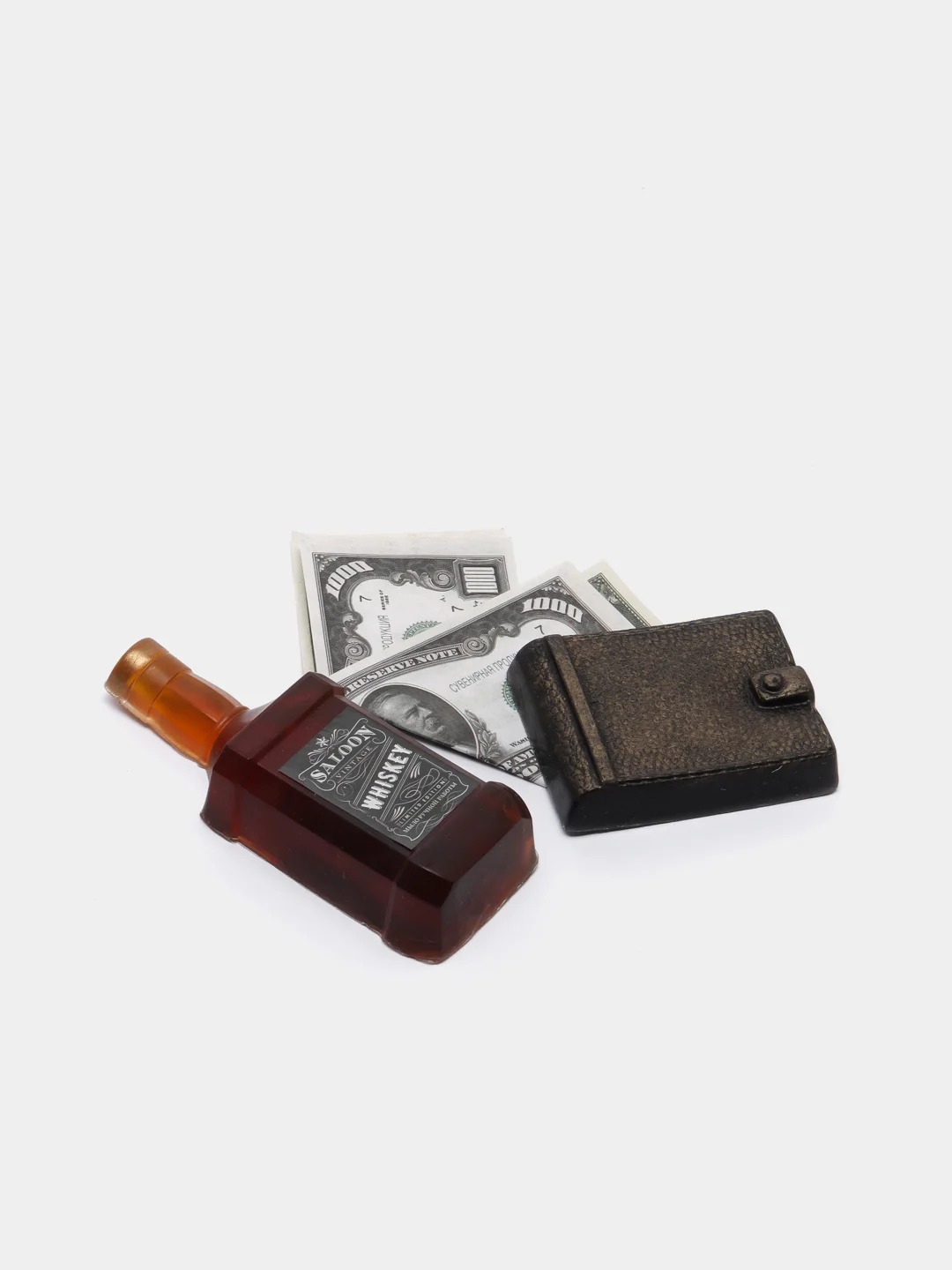 Зеленый подарочный набор мужской Gifts Place: фигурное мыло ручной работы