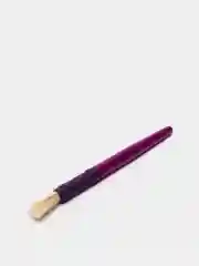 Фиолетовый стаканчик для мытья кисточек с крышкой пластиковый, стакан-непроливайка с крышкой