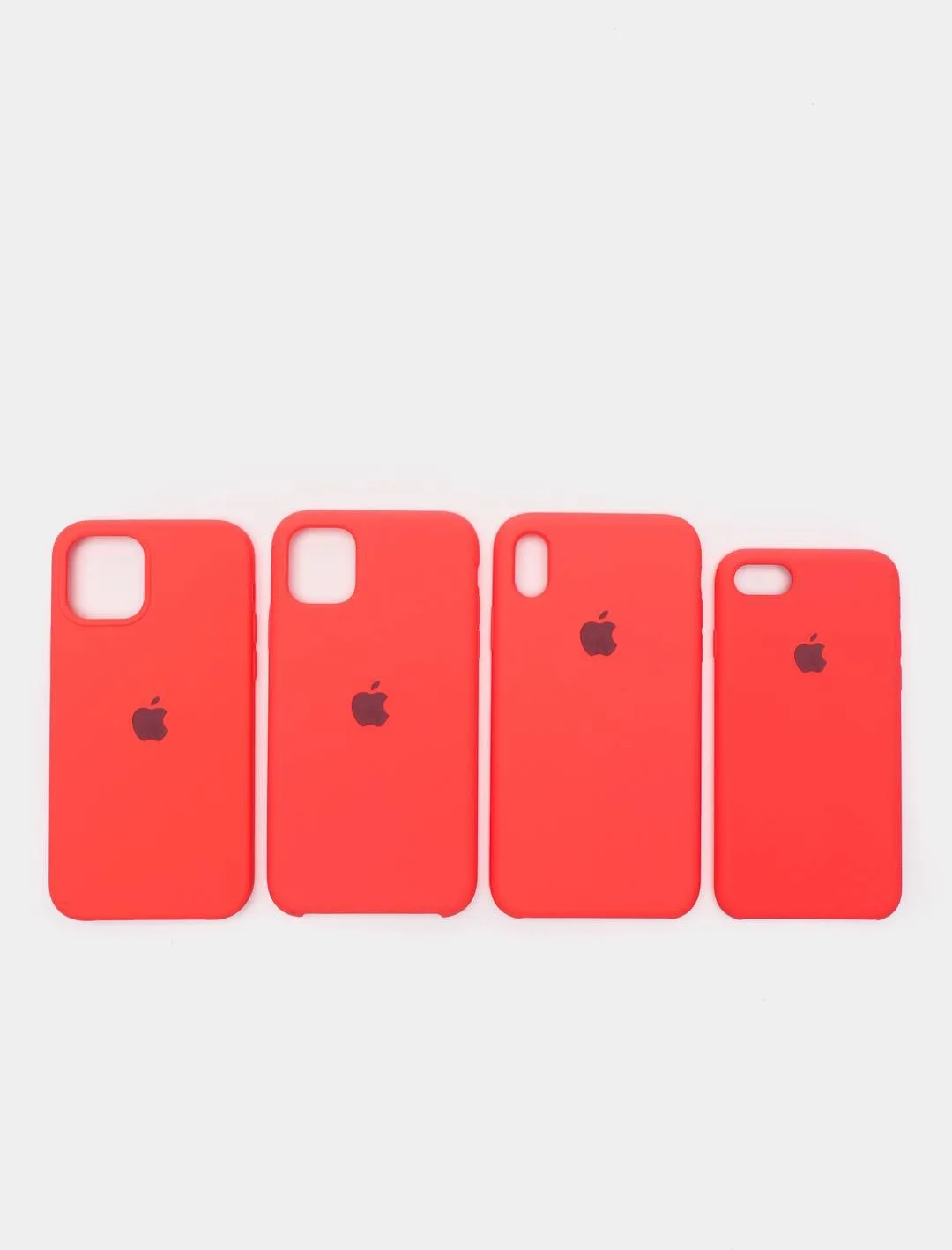Кораллово-розовый чехол Silicone Case для iPhone 11,XR,7,8,12,XS,8+,7+,11 Pro,Max,12 Pro,XS MAX