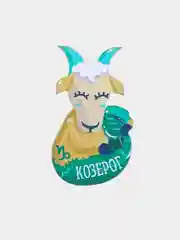 Значок / Брошь знаки зодиака / Знак зодиака / Деревянная брошь