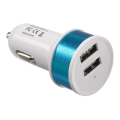Автомобильное зарядное устройство, 2 USB, 2.1/1А, микс