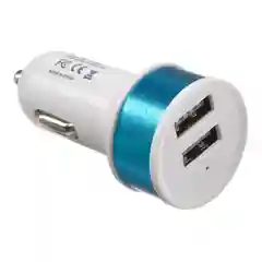 Автомобильное зарядное устройство, 2 USB, 2.1/1А, микс