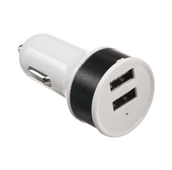 Автомобильное зарядное устройство, 2 USB, 2.1/1А, микс